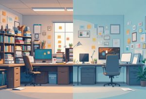 Old vs New office work model